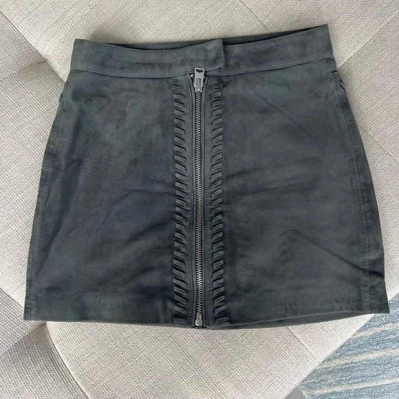 All Saints Suede Skirt Size US 4 - Picture 6 of 6